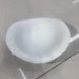 Rock Patterned Cloud Plate White石纹云朵盘白色-023