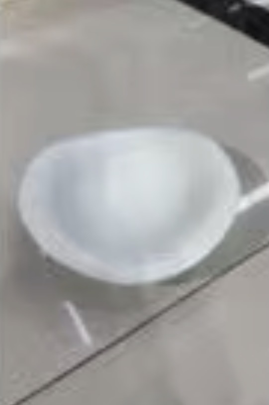 Rock Patterned Cloud Plate White石纹云朵盘白色-023